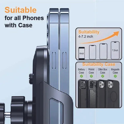 Mobitel Adjustable Car Phone Mount for Dashboard & Windshield - 360° Rotating Holder for iPhone, Samsung & other Smart Phones