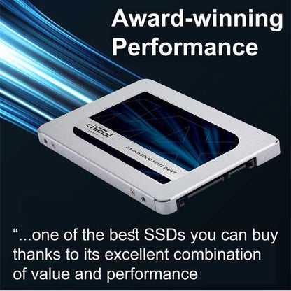 Crucial MX500 3D NAND SATA 2.5 Inch Internal SSD