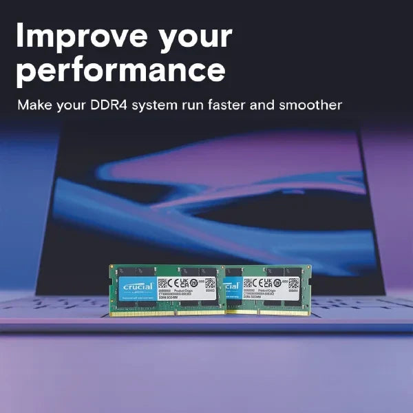 Crucial RAM 8GB DDR4 2400MHz CL17 Desktop Memory CT8G4DFS824A