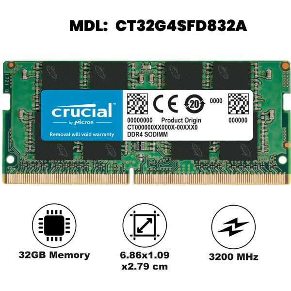 Crucial RAM DDR4 3200MHz CL22  Desktop Memory