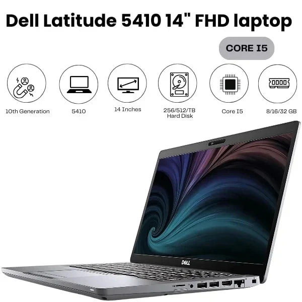 Dell 5410 14" Core i5 10th Gen 8GB RAM 256GB - (Used)