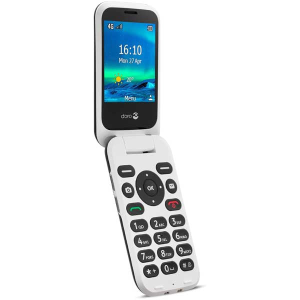Doro 6820 4G - Flip Mobile Phone - 2MP-2.8"- 1000 mAh - (Used)