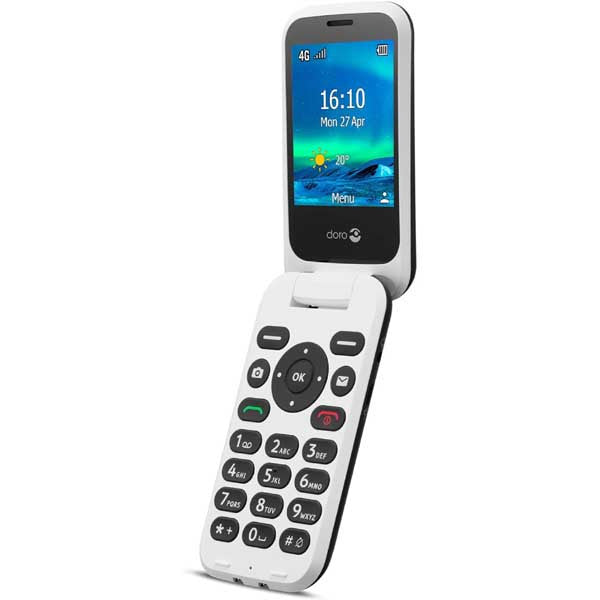 Doro 6820 4G - Flip Mobile Phone - 2MP-2.8"- 1000 mAh - (Used)