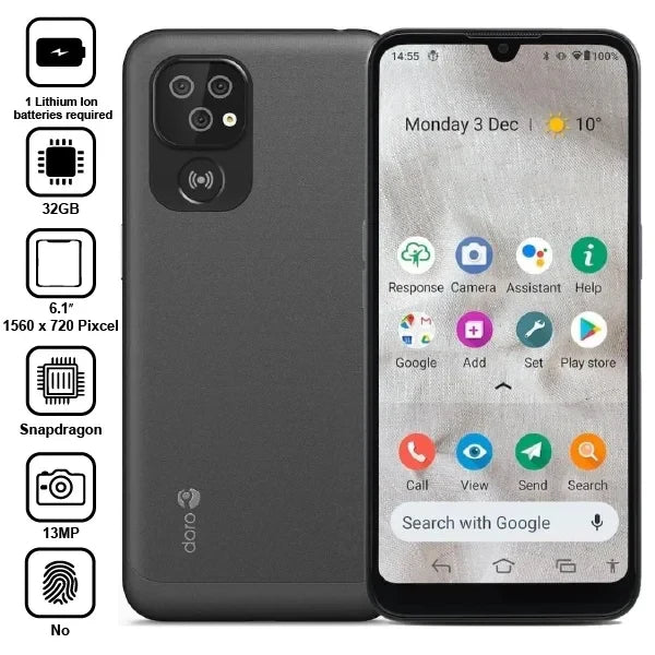 Doro 8100 Plus - 4G - 6.1'' - 13MP -  3000mAh