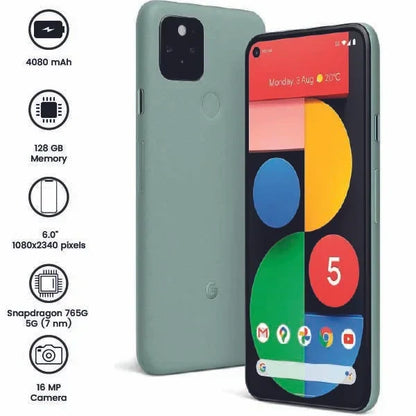 Google Pixel 5A - 6.34'' - 12.2 MP - 4680mAh - (Used)