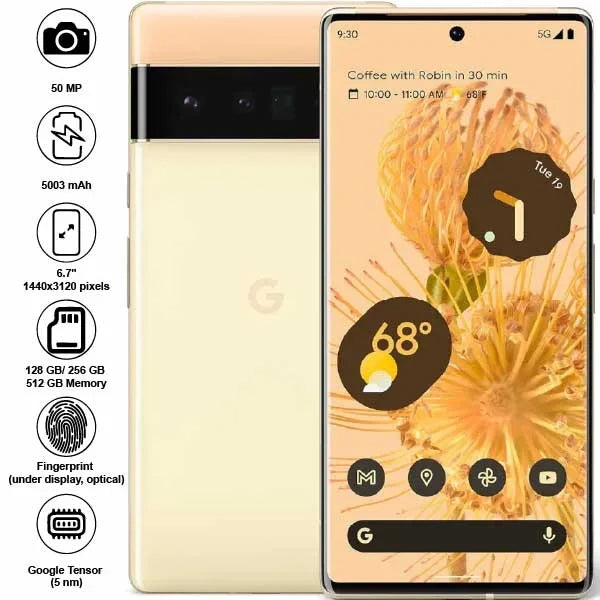Google Pixel 6 PRO - 6.7" - 50MP - 5003mAh - (Used)