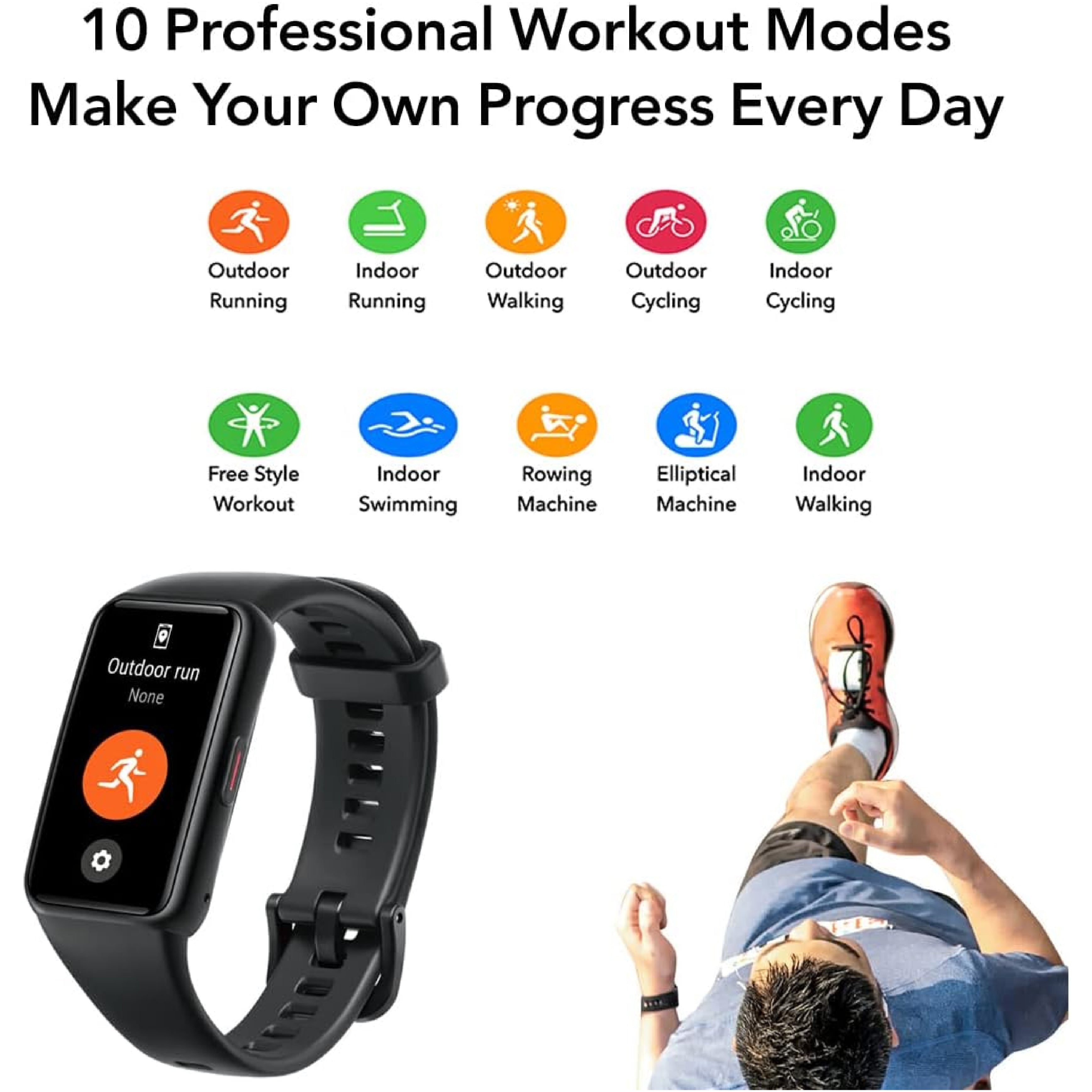 HONOR Band 6 Fitness Tracker Smart Watch - 1.47" - 180mAh