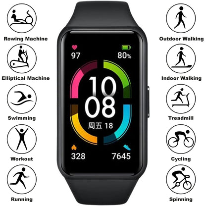 HONOR Band 6 Fitness Tracker Smart Watch - 1.47" - 180mAh