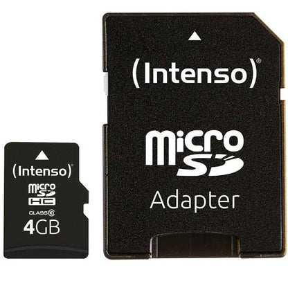 Intenso Micro SDHC Class 10 Card With Adapter