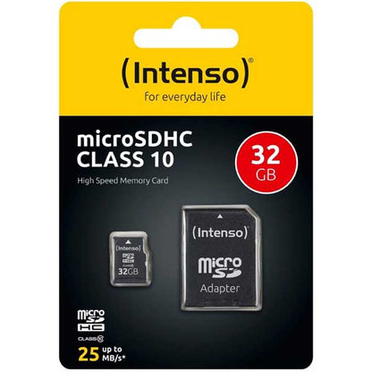 Intenso Micro SDHC Class 10 Card With Adapter