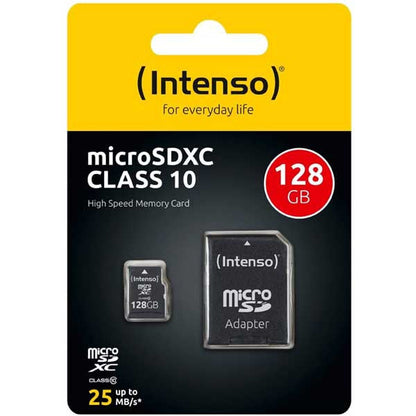 Intenso Micro SDHC Class 10 Card With Adapter