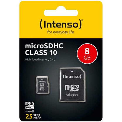 Intenso Micro SDHC Class 10 Card With Adapter