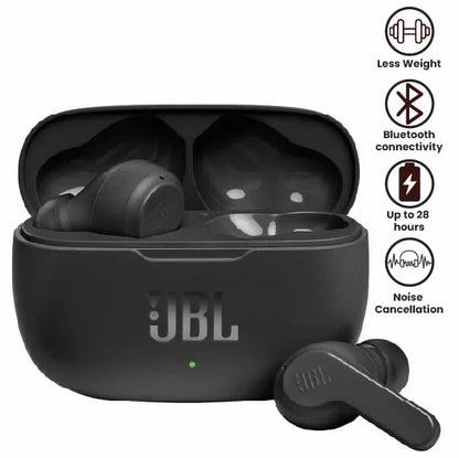 JBL Wave Beam, In-Ear Wireless Earbuds with IP54 and IPX2