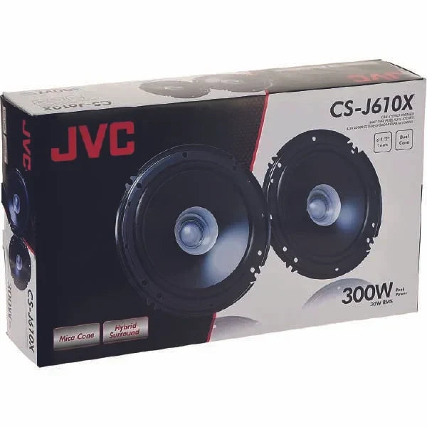 JVC CS J620X 16 cm, 2-Way Coaxial Speaker Black
