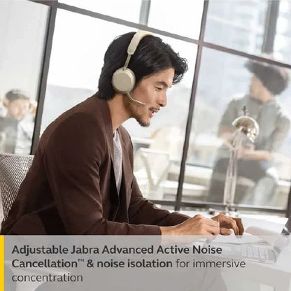 Jabra Evolve2 75 Wireless PC Headset with 8-Microphone Technology