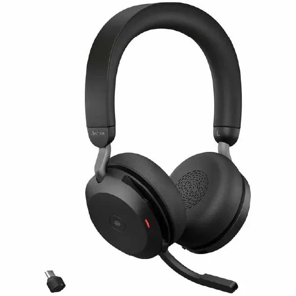 Jabra Evolve2 75 Wireless PC Headset with 8-Microphone Technology