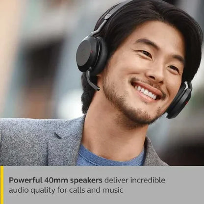 Jabra Evolve2 75 Wireless PC Headset with 8-Microphone Technology