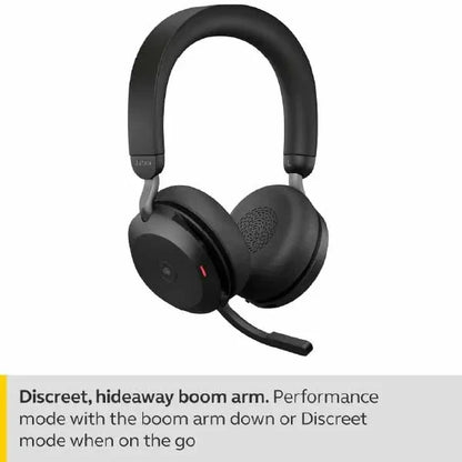 Jabra Evolve2 75 Wireless PC Headset with 8-Microphone Technology