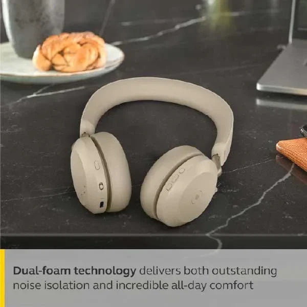 Jabra Evolve2 75 Wireless PC Headset with 8-Microphone Technology