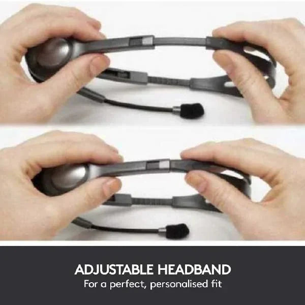 Logitech H111 Wired Headset, Stereo Headphones with Noise-Cancelling Microphone