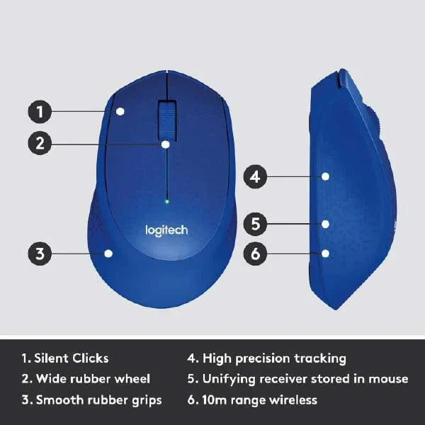 Logitech M330 SILENT PLUS Wireless Mouse