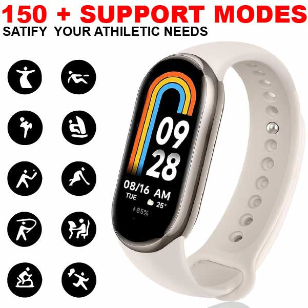 Xiaomi Smart Band 8, 1.62'' AMOLED Screen