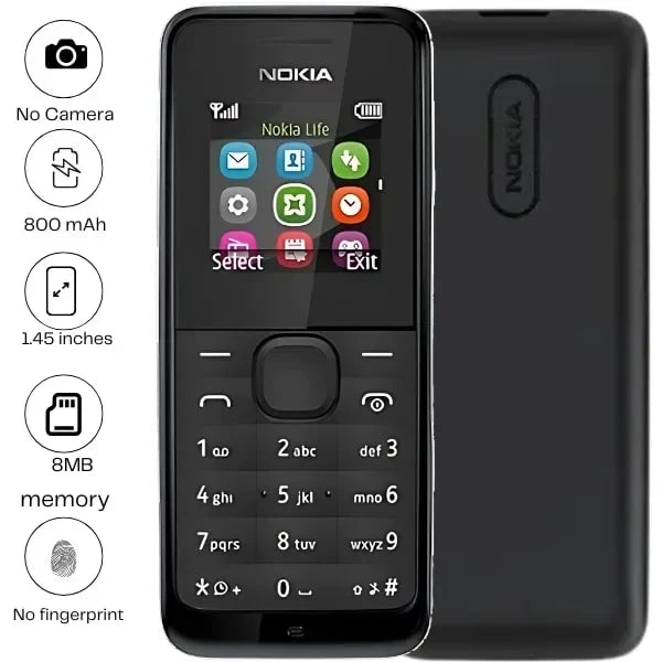 Nokia 105 - 1.77" - 800mAh
