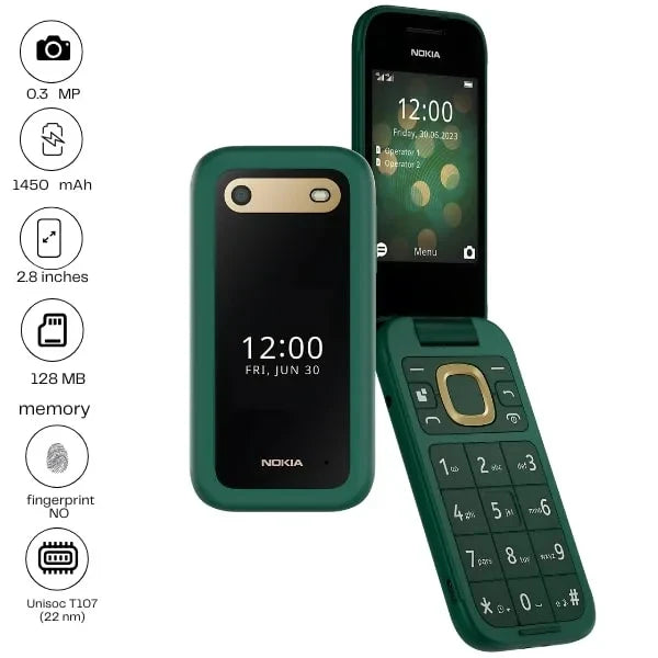 Nokia 2660 Flip - 2.8" - 0.3MP - 1450mAh