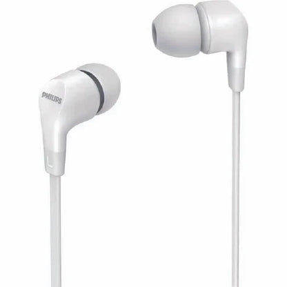 PHILIPS Audio In-Ear Headphones E1105BK/00 With In-Line Remote Control (8.6-Mm Neodymium Drivers, Powerful Bass, Clear Sound, Comfortable Fit)