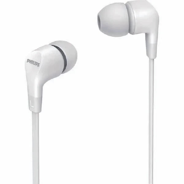 PHILIPS Audio In-Ear Headphones E1105BK/00 With In-Line Remote Control (8.6-Mm Neodymium Drivers, Powerful Bass, Clear Sound, Comfortable Fit)