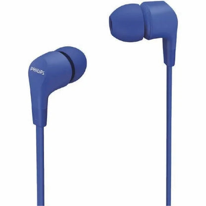 PHILIPS Audio In-Ear Headphones E1105BK/00 With In-Line Remote Control (8.6-Mm Neodymium Drivers, Powerful Bass, Clear Sound, Comfortable Fit)