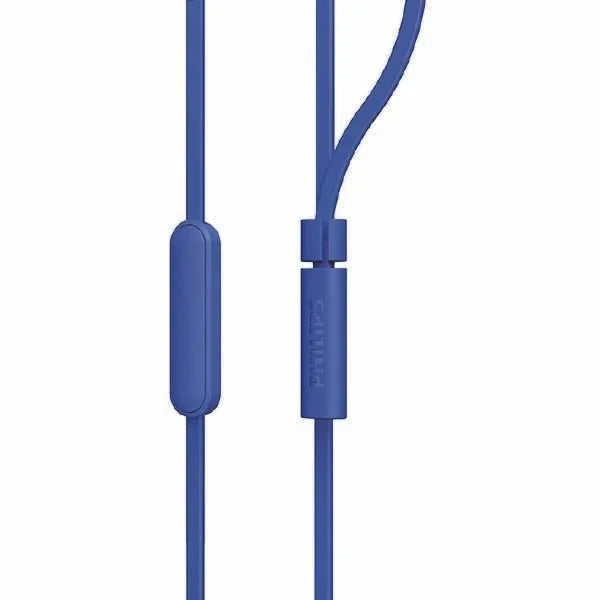 PHILIPS Audio In-Ear Headphones E1105BK/00 With In-Line Remote Control (8.6-Mm Neodymium Drivers, Powerful Bass, Clear Sound, Comfortable Fit)