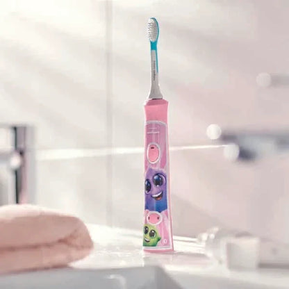 Philips Battery Powered Sonicare for Kids Sonic Electric Toothbrush (Model HX6352/42)