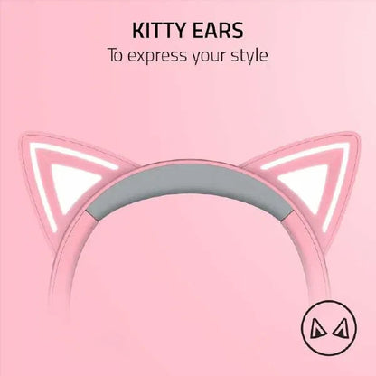 Razer Kraken Kitty V2 - Wired RGB Headset with Kitty Ears