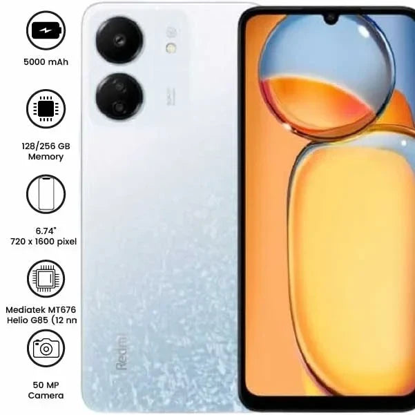 Xiaomi Redmi 13C - 6.74" - 50MP - 5000mAh
