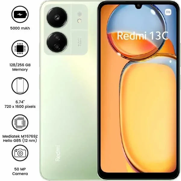 Xiaomi Redmi 13C - 6.74" - 50MP - 5000mAh
