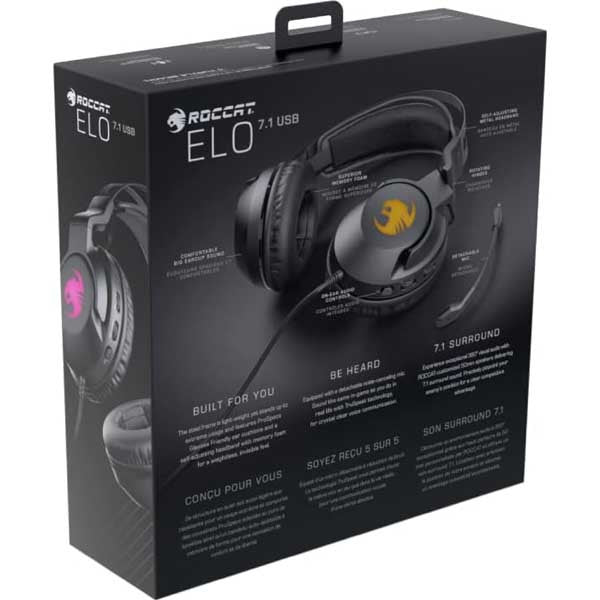 Roccat Elo 7.1 USB - Surround Sound RGB PC Gaming Headset