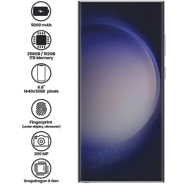 Samsung Galaxy S23 Ultra - 6.8" - 200MP - 5000mAh - (Used)