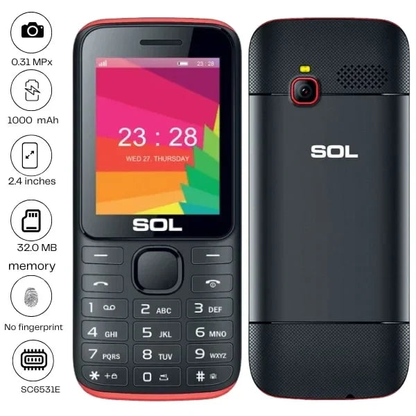 SOL B2400 - 2.4'' - 0.31 MP - 1000mAh