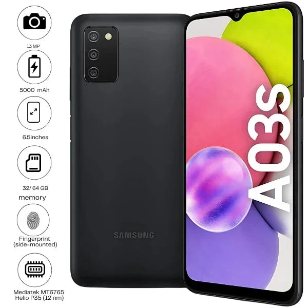 Samsung Galaxy A03S - 6.5" - 13MP - 5000mAh - (Used)