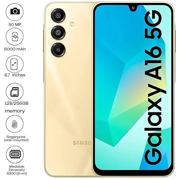 Samsung Galaxy A16 5G - 6.7'' - 50MP - 5,000mAh