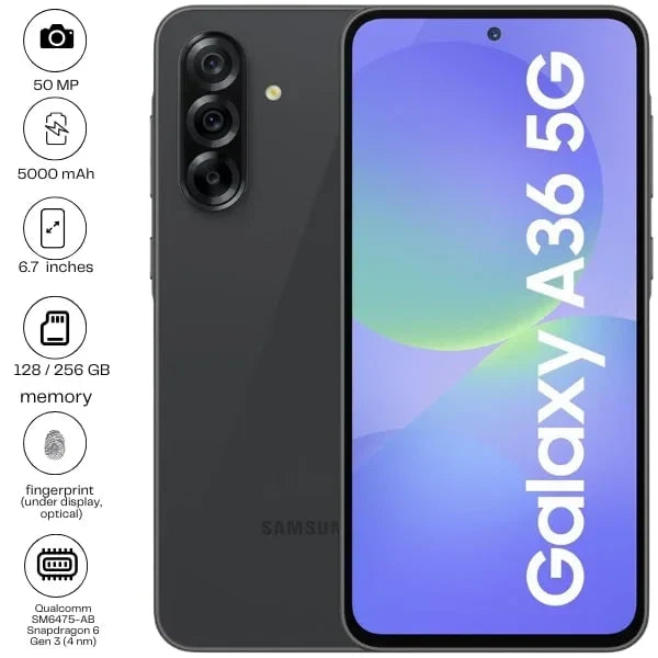 Samsung Galaxy A36 5G - 6.7'' - 50MP - 5000mAh