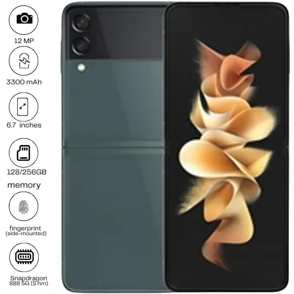 Samsung Galaxy Z Flip 3 5G - 6.7" - 12MP - 3300mAh - (Used)