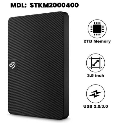 Seagate Portable External Hard Drive HDD  USB 3.0