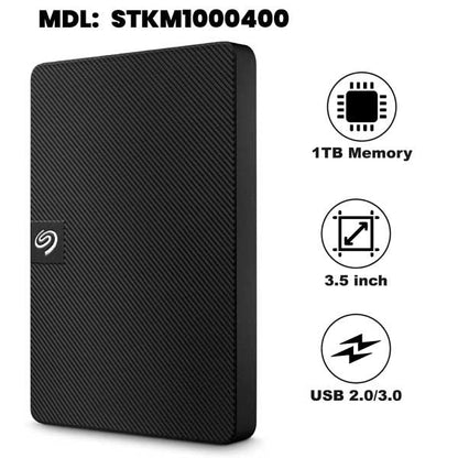 Seagate Portable External Hard Drive HDD  USB 3.0