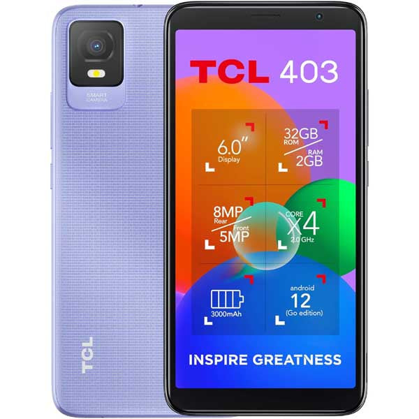 TCL 403 - Smartphone - 6.0" - 8MP - 3000mAh