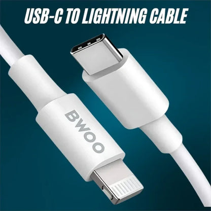 BWOO-X193 PD USB TYPE-C to iPhone Cable with 1 Meter Cable Length