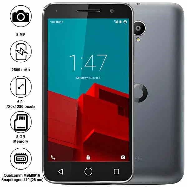 Vodafone Smart prime 6 - 5.0" - 8MP - 2500mAh - (Used)