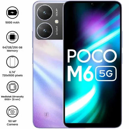 Xiaomi Poco M6 - 6.74" - 50MP - 5000mAh