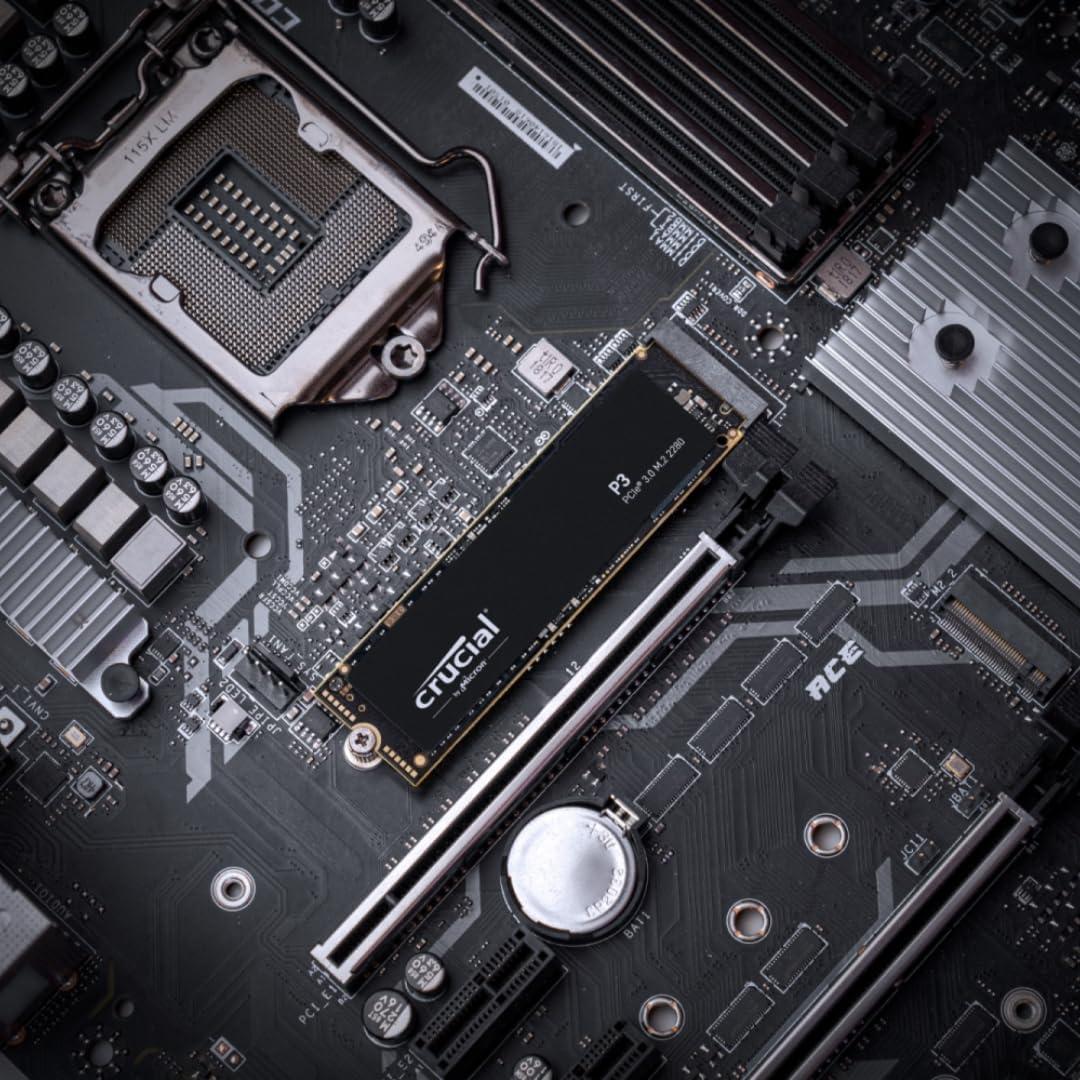 Crucial P3 M.2 PCIe Gen3 NVMe Internal SSD